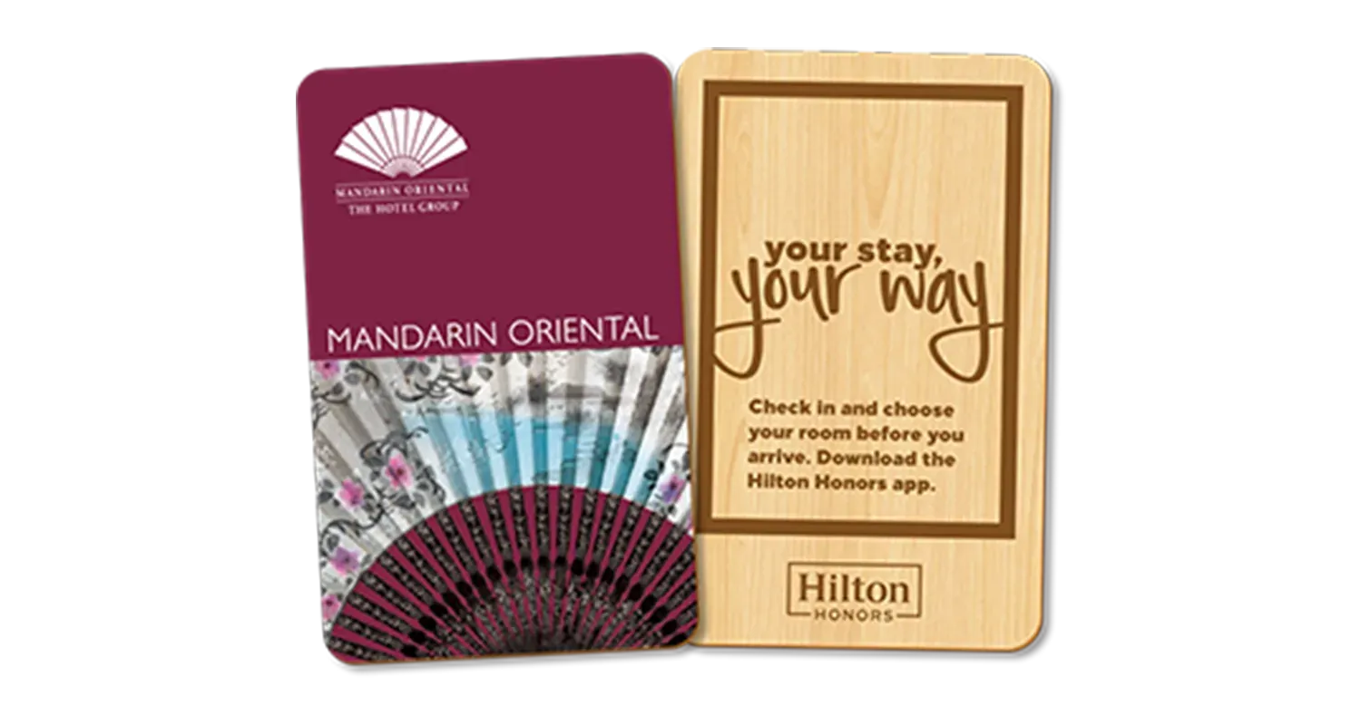 Wooden and paper eco-friendly hotel key cards by Cardotel