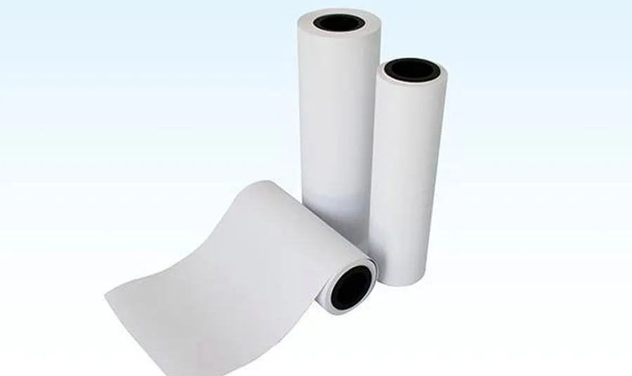 Photoluminescent PVC film and sheet rolls
