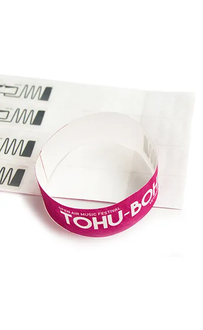 Tyvek & Paper Wristbands — Cardotel