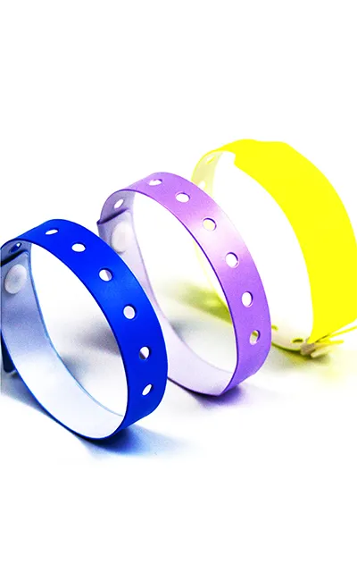 PVC Snap Wristbands — Cardotel